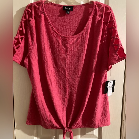 NWT Ladies Size XXL By & By Pink Blouse - Picture 8 of 12
